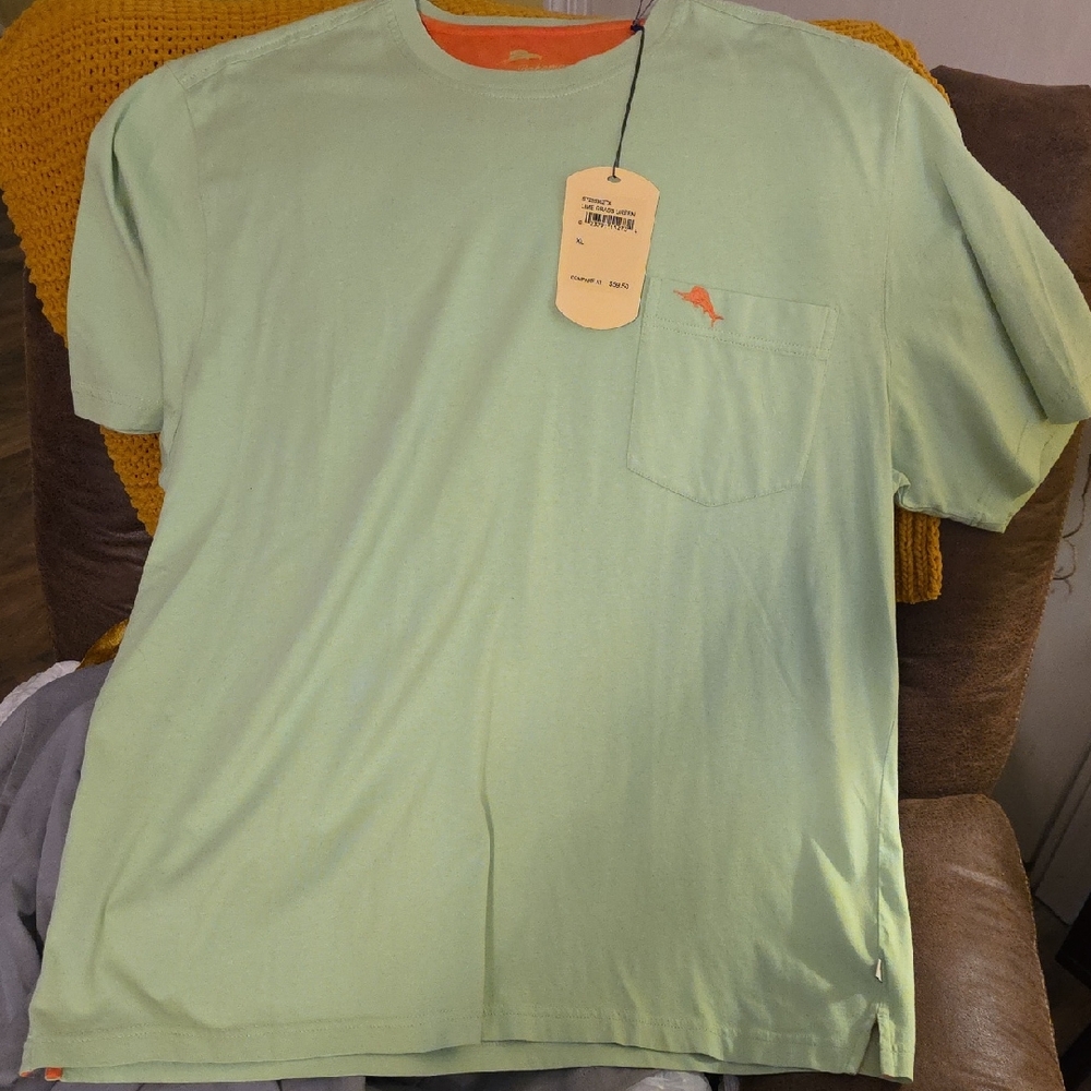Tommy Bahama Light Green Short Sleeve Tee